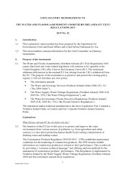 Explanatory Memorandum to the Water and Floods (Amendment) (Northern Ireland) (EU Exit) Regulations 2019. SI 2019/32