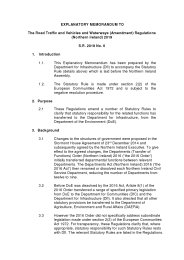 Explanatory Memorandum to the Road Traffic and Vehicles and Waterways (Amendment) Regulations (Northern Ireland) 2019. SR 2019/6