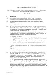 Explanatory Memorandum to the Drainage (Environmental Impact Assessment) (Amendment) (Northern Ireland) (EU Exit) 2019. SI 2019/31