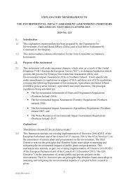 Explanatory Memorandum to the Environmental Impact Assessment (Amendment) (Northern Ireland) (EU Exit) Regulations 2019. SI 2019/123