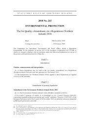 Air Quality (Amendment, etc.) Regulations (Northern Ireland) 2018