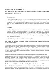 Explanatory Memorandum to the Houses in Multiple Occupation (Fees) Regulations (Northern Ireland) 2019. SR 2019/34