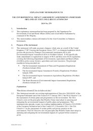 Explanatory Memorandum to the Environmental Impact Assessment (Amendment) (Northern Ireland) (EU Exit) (No.2) Regulations 2019. SI 2019/279