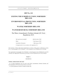 Water (Amendment) (Northern Ireland) (EU Exit) Regulations 2019 (Includes correction slip issued June 2019)