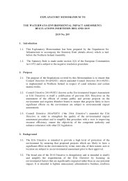 Explanatory Memorandum to the Waterways (Environmental Impact Assessment) Regulations (Northern Ireland) 2019. SR 2019/209