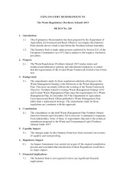 Explanatory Memorandum to the Waste Regulations (Northern Ireland) 2019. SR 2019/240