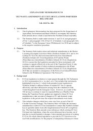 Explanatory Memorandum to the Waste (Amendment) (EU Exit) Regulations (Northern Ireland) 2020. SR 2020/284