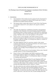 Explanatory Memorandum to the Planning (General Permitted Development) (Amendment) Order (Northern Ireland) 2023. SR 2023/95