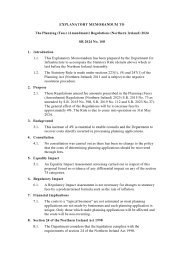 Explanatory Memorandum to the Planning (Fees) (Amendment) Regulations (Northern Ireland) 2024. SR 2024/108