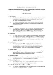 Explanatory Memorandum to the Houses in Multiple Occupation (Fees) (Amendment) Regulations (Northern Ireland) 2025. SR 2025/124