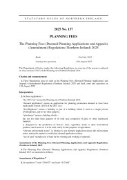 Planning Fees (Deemed Planning Applications and Appeals) (Amendment) Regulations (Northern Ireland) 2025