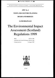 Environmental Impact Assessment (Scotland) Regulations 1999