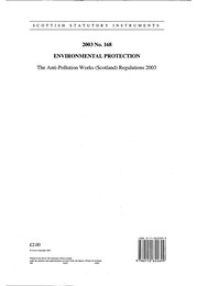 Anti-pollution Works (Scotland) Regulations 2003