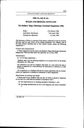 Builders' Skips (Markings) (Scotland) Regulations 1986