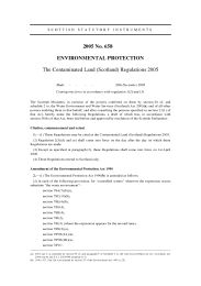 Contaminated Land (Scotland) Regulations 2005
