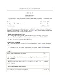Electricity (Applications for Consent) Amendment (Scotland) Regulations 2006