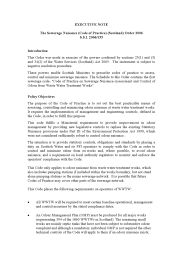 Executive Note to the Sewerage Nuisance (Code of Practice) (Scotland) Order 2006. SSI 2006/155