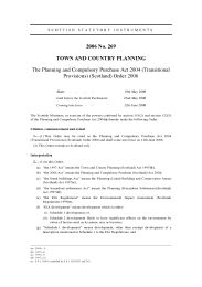 Planning and Compulsory Purchase Act 2004 (Transitional Provisions) (Scotland) Order 2006