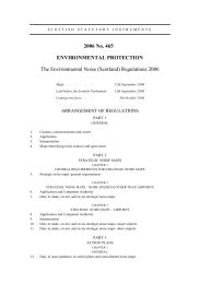 Environmental Noise (Scotland) Regulations 2006