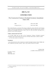 Construction Contracts (Scotland) Exclusion Amendment Order 2006