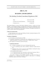 Building (Scotland) (Amendment) Regulations 2006