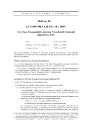 Waste Management Licensing Amendment (Scotland) Regulations 2006