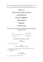 Environmental Impact Assessment (Scotland) Amendment Regulations 2006 (Correction slip issued February 2007)