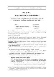 Town and Country Planning (General Development Procedure) (Scotland) Amendment Order 2007