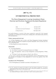 Waste Management Licensing Amendment (Waste Electrical and Electronic Equipment) (Scotland) Regulations 2007