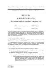 Building (Scotland) Amendment Regulations 2007