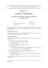 Building (Procedure) (Scotland) Amendment Regulations 2007