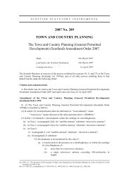 Town and Country Planning (General Permitted Development) (Scotland) Amendment Order 2007