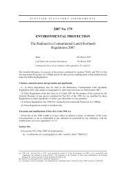 Radioactive Contaminated Land (Scotland) Regulations 2007