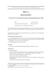 School Crossing Patrol Sign (Scotland) Regulations 2008