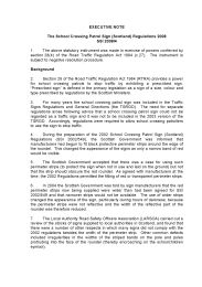 Executive Note to the School Crossing Patrol Sign (Scotland) Regulations 2008. SSI 2008/4