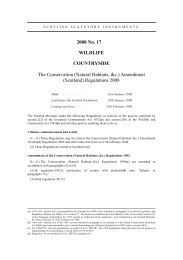 Conservation (Natural Habitats, etc.) Amendment (Scotland) Regulations 2008