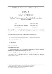 Road Works (Inspection Fees) (Scotland) Amendment Regulations 2008