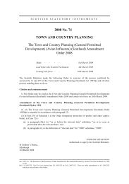 Town and Country Planning (General Permitted Development) (Avian Influenza) (Scotland) Amendment Order 2008