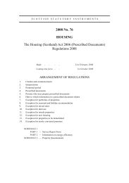Housing (Scotland) Act 2006 (Prescribed Documents) Regulations 2008