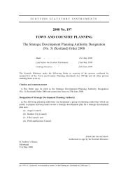 Strategic Development Planning Authority Designation (No.3) (Scotland) Order 2008