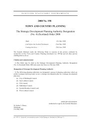 Strategic Development Planning Authority Designation (No.4) (Scotland) Order 2008