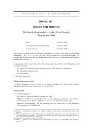 Roads (Scotland) Act 1984 (Fixed Penalty) Regulations 2008