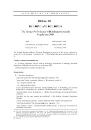 Energy Performance of Buildings (Scotland) Regulations 2008