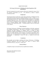 Executive Note to the Energy Performance of Buildings (Scotland) Regulations 2008. SSI 2008/309