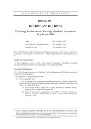 Energy Performance of Buildings (Scotland) Amendment Regulations 2008
