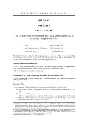Conservation (Natural Habitats, etc.) Amendment (No.2) (Scotland) Regulations 2008