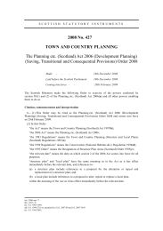 Planning etc. (Scotland) Act 2006 (Development Planning) (Saving, Transitional and Consequential Provisions) Order 2008