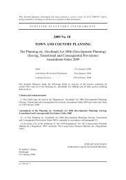 Planning etc. (Scotland) Act 2006 (Development Planning) (Saving, Transitional and Consequential Provisions) Amendment Order 2009