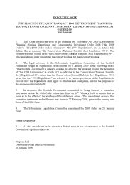 Executive Note to the Planning etc. (Scotland) Act 2006 (Development Planning) (Saving, Transitional and Consequential Provisions) Amendment Order 2009. SSI 2009/18