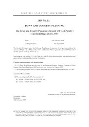 Town and Country Planning (Amount of Fixed Penalty) (Scotland) Regulations 2009